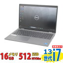 15.6インチ 中古美品 DELL Latitude 3540 フルHD / Windows11/ 卓越性能 10コア 第13世代Core i7-1355u/ 16GB/ 爆速NVMe式PCIE4.0 512GB-SSD/ カメラ/ 無線Wi-Fi6/ Office付き/ Win11【中古ノートパソコン 中古パソコン 中古PC】税込送料無料 あす楽対応 当日発送