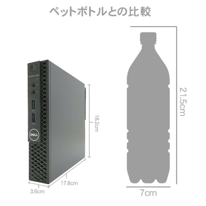 楽天市場】DELL OptiPlex 3060 Micro【Core i5-8400T/8GB(DDR4)/500GB 