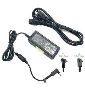 ���� Acer ���{�G�C�T�[ ADP-45FE F AC�A�_�v�^�[45W 19V2.37A �O�a��3.0mm���a��1.0mm