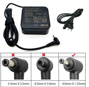 Vi Asus GCX[X ADAPTER ADP-65GD D 19V 3.42A 65W ACA_v^[ ACvOTCYF4.0mm1.35mm^Cv dP[ut