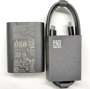 �����V�i HP 65W USB-C TPN-LA33 GaN�E���g�� �X���� AC �A�_�v�^�[ N99074-001 PA-1650-62HT �ڑ��y�ѓd���P�[�u���t��