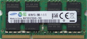 SAMSUNG �T���X������ PC3L-12800(DDR3-1600) SO-DIMM 8GB �m�[�gPC�p������ DDR3L�Ή����f�� �i�d��1.35V �� 1.5V ���Ή�)