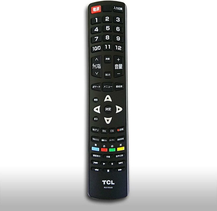 楽天市場】純正新品 TCL 液晶テレビ用リモコン RC3100J01 テレビ