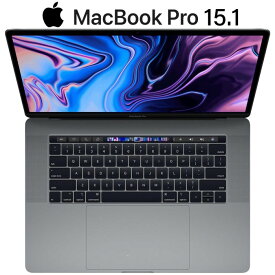 Apple MacBook Pro15.1 15インチ (2018) Retinaディスプレイ搭載, Intel Core i7, 32GBメモリ, SSD 512GB(再生中古品)