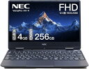 NEC VersaPro VH-4 ノートパソコン 軽量917g Type-C充電対応 12.5型FHD（1920x1080）液晶 第8世代Core m3-8100Y 4GBメモリ 256GB SSD Windows 11 Pro & WPS Office（再生中古品）