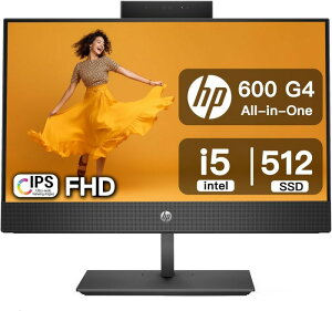 HP ProOne 600 G4 AIO \E@\̌^PC - 21.5C`IPSA8Core-i5A16GB DDR4A512GB SSDA1080p FHDA~JځAWindows 11 ProAWPS Officet