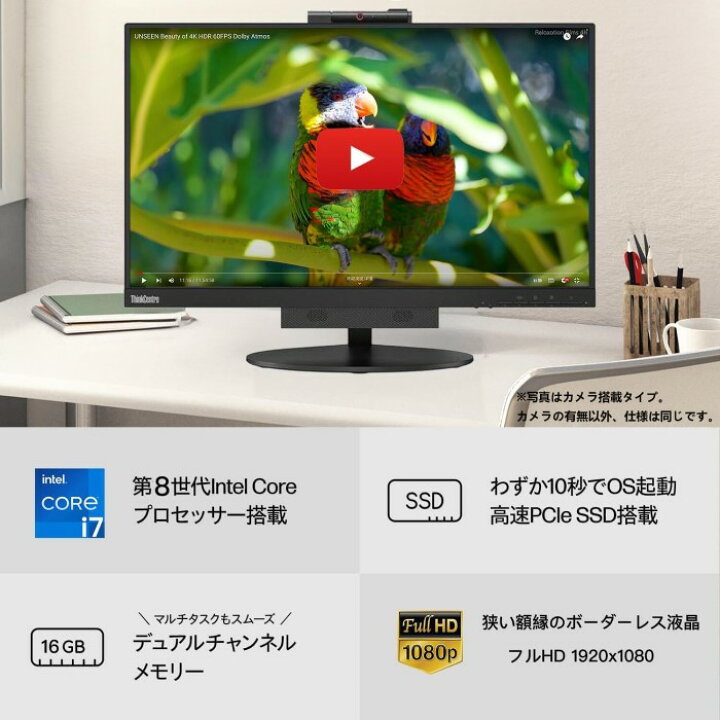 楽天市場】レノボ Lenovo 高性能Core i7 ミニパソコンセット 