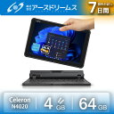 富士通 ARROWS Tab Q5010｜10.1型 WUXGA（1920×1200）タブレットPC｜intel 第九世代Celeron N4020/4GB/64GB｜Windows 11 Pro｜防水防塵(IPX5/IPX7/IPX8/IP5X)｜USB Type-C充電｜Wi-Fi｜microSD対応（最大64GB）(再生中古品)
