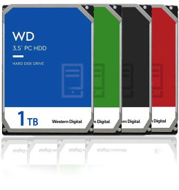 Western Digital ウエスタンデジタル 内蔵 HDD 1TB WD PC、NAS、監視などの多目的 3.5インチ ハードディスク WD10Eシリーズ （再生中古品）