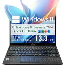 【中古】FUJITSU LIFEBOOK 13.3型 ノートパソコン Intel Core i5-8365U メモリ8GB SSD NVMe 256GB LIFEBOOK U939/A Windows11搭載 Microsoft Office 2024 Home and Business 初期設定済み【中古Cランク】