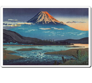 浮世絵マウスパッド 薄ぴた U14012 土屋光逸 - 東海道富士川