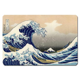 【送料無料】 浮世絵シール 4012 葛飾北斎 - 神奈川沖波裏 133mm x 88mm U133S-4012