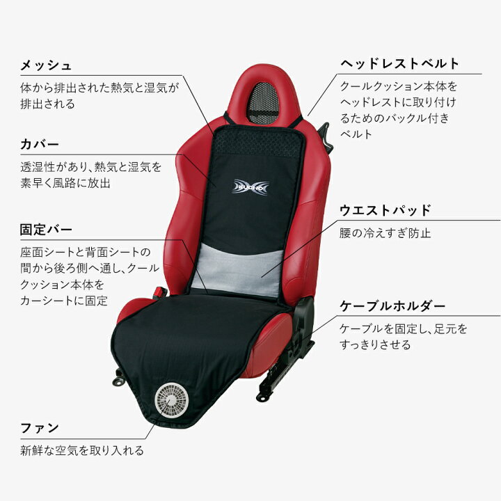 楽天市場】【公式ショップ】クールクッション カーシート クール 