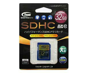 Team SD SDHC Class10 32GB�bHC032CL10TJ