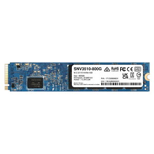 Synology SNV3510 M.2 NVMe SSD �e��800GB M.2(22110) 4.5mm Enterprise Grade Endurance�bSNV3510-800G