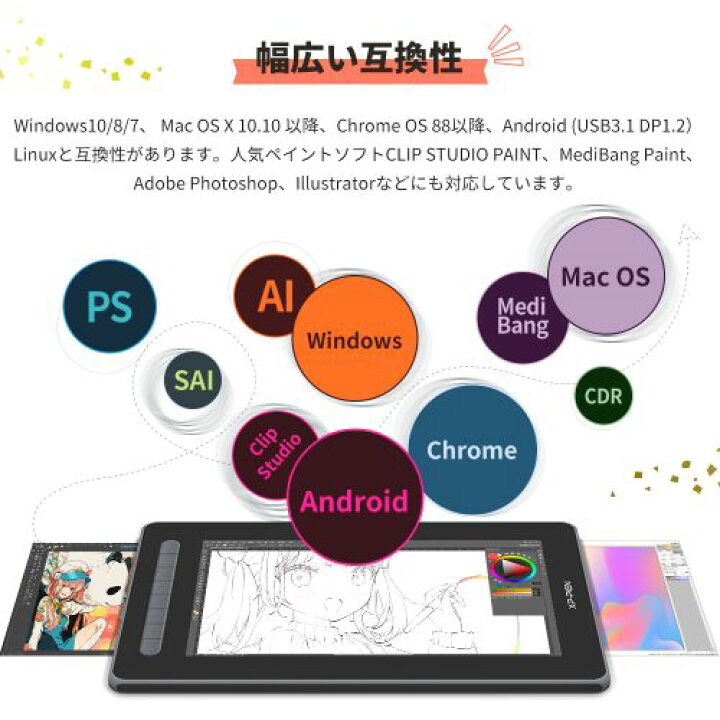 楽天市場】XP-PEN Artist 12セカンド豪華版 液晶ペンタブレット 日本 