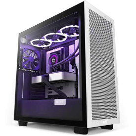 NZXT H7 Flow ミドルタワーエアフローケース [ホワイト＆ブラック]｜CM-H71FG-01