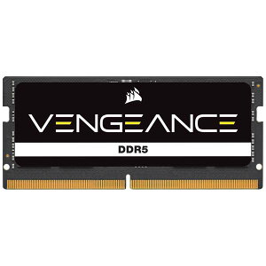 Corsair VENGEANCE 16GB(16GBx1) DDR5 4800MHz(PC5-38400) SODIMM Unbuffered 40-40-40-77 Black PCB 1.1VbCMSX16GX5M1A4800C40