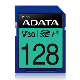 ADATA Premier Pro SDXC 128GB UHS-I Class10 V30 メモリーカード｜ASDX128GUI3V30S-R