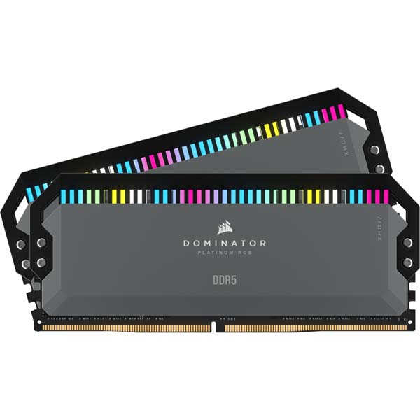 Corsair AMD EXPO DOMINATOR PLATINUM RGB 32GB(16GBx2) DDR5 6000MHz(PC5-48000) UDIMM RGB LED 1.35V｜CMT32GX5M2D6000Z36