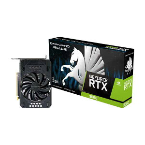 GAINWARD GeForceRTX3060 PEGASUS 8GB GDDR6 128bit 3-DP HDMI グラフィックスカード｜NE63060019P1-190AE-G