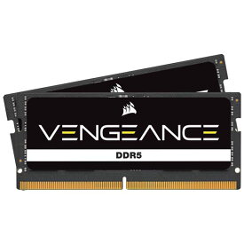 Corsair VENGEANCE 32GB(16GBx2) DDR5 4800MHz(PC5-38400) SODIMM Unbuffered 40-40-40-77 Black PCB 1.1V｜CMSX32GX5M2A4800C40