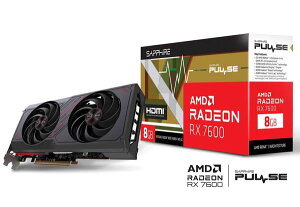 SAPPHIRE PULSE RADEON RX 7600 GAMING 8GB GDDR6 OtBbN{[hbSAP-PULSERX7600-8GB/11324-01-20G