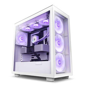 NZXT H7 Elite プレミアム ATX ミドルタワーケース [White] ホワイト｜CM-H71EW-02