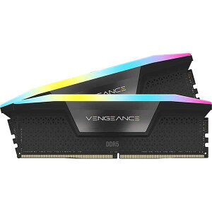 Corsair 64GB(32GBx2) DDR5 5600MT/s (PC5-44800) 36-36-36-76 UDIMM XMP 3.0 VENGEANCE RGB DDR5 ubN 1.25VbCMH64GX5M2B5600C36