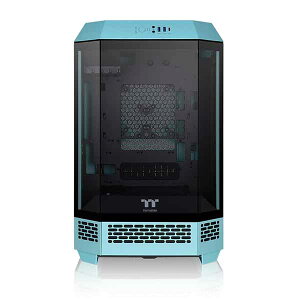 Thermaltake The Tower 300 Turquoise���p���f�U�C���~�j�^���[PC�P�[�X �^�[�R�C�Y�bCA-1Y4-00SBWN-00