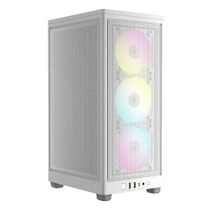 y󂠂zyAEgbgEVizCorsair iCUE 2000D RGB AIRFLOW - ITX Tower - White ~j^[^PCP[X zCgbCC-9011247-WW