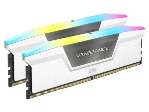 Corsair VENGEANCE RGB DDR5 32GB(16GBx2) DDR5 6400MHz(PC5-51200) UDIMM 36-48-48-104 XMP 3.0bCMH32GX5M2B6400C36W