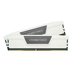 Corsair VENGEANCE 64GB(32GBx2) DDR5 6000MT/s(PC5-48000) CL30-36-36-76 UDIMM 1.40V Intel XMP & AMD EXPO �z���C�g�bCMK64GX5M2B6000Z30W
