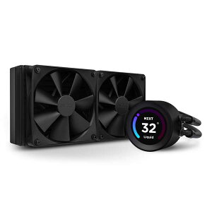 �y�󂠂�z�y�A�E�g���b�g�����E�V�i�zNZXT KRAKEN Elite 240 Black 120mm�t�@��×2 �����̌^CPU�N�[���[ �u���b�N�bRL-KN24E-B1