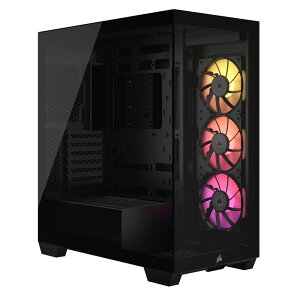 Corsair 3500X ARGB Tempered Glass Mid-Tower -Black- ~h^[^PCP[X ubNbCC-9011278-WW