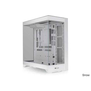 Thermaltake CTE E550 TG Snow 3面強化ガラスパネルのピラーレスデザイン ミドルタワー型PCケース ホワイト|CA-1Z8-00M6WN-00