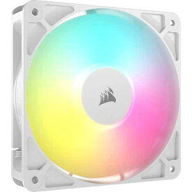 Corsair RS120 ARGB WHITE Single Fan デイジーチェーン接続対応 RGBファン 120mm単品 ホワイト｜CO-9050184-WW