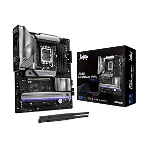 ASRock Z890 LiveMixer WiFi NGCeBuƂXg[~OɍœK ATX}U[{[hbZ890 LiveMixer WiFi