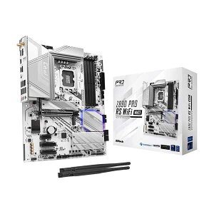 ASRock Z890 Pro RS WiFi White Wi-Fi 6EW[ RXgptH[}XɗDꂽATX}U[{[h zCgbZ890 Pro RS WiFi White