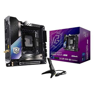 ASRock Z890I Nova WiFi Q[~OɖLxȋ@\𑕔 Mini-ITX}U[{[hbZ890I Nova WiFi
