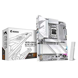 GIGABYTE X870 AORUS ELITE X3D ICE ATX}U[{[h zCgbX870 A ELITE X ICE