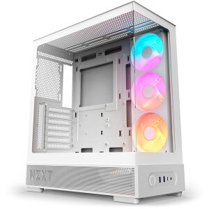 NZXT S5 RGB (2026) - White �~�h���^���[PC�P�[�X �z���C�g�bCC-S51FW-01