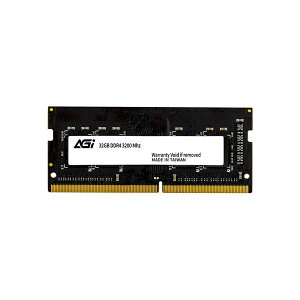 AGI 32GBx1 DDR4-3200MHz (PC4-25600) SODIMM 22-22-22-52 1.2V�bAGI320032SD138-ST