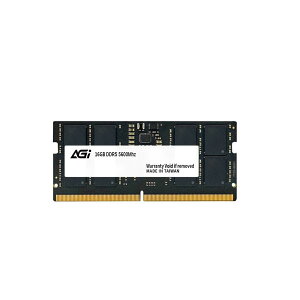 AGI 16GB DDR5-5600MT/s(PC5-44800) SO-DIMM 46-46-46-90 1.1V�bAGI560016SD238-ST