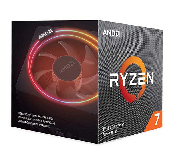 AMD Ryzen 7 3800X ソケットAM4 4.0GHz 信用 Wraith 8コア 100-100000025BOX cooler Prism 独特の素材
