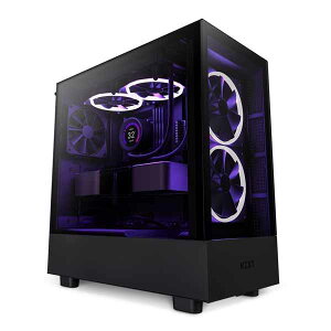 �y�󂠂�z�y�A�E�g���b�g�����E�V�i�zNZXT H5 ELITE �v���~�A���R���p�N�g�~�h���^���[�P�[�X [�}�b�g�u���b�N]�bCC-H51EB-01
