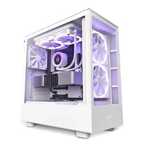 �y�󂠂�z�y�A�E�g���b�g�����E�V�i�zNZXT H5 ELITE �v���~�A���R���p�N�g�~�h���^���[�P�[�X [�}�b�g�z���C�g]�bCC-H51EW-01