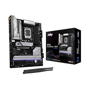 ASRock B860 LiveMixer WiFi NGCeBuƂXg[~OɍœK ATX}U[{[hbB860 LiveMixer WiFi