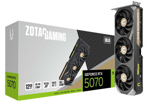ZOTAC GAMING GeForce RTX 5070 SOLID 12GB GDDR7 グラフィックボード|RTX5070SOLID12G/ZT-B50700D-10P