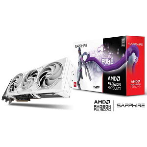 Sapphire PURE Radeon RX 9070 GAMING OC 16GB �I�[�o�[�N���b�N�d�l�̃O���t�B�b�N�{�[�h�bPURERX907016GB/11349-02-20G
